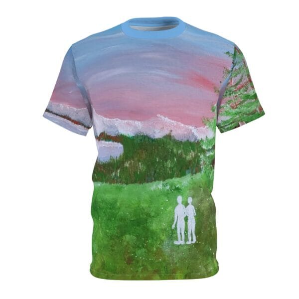 'The Hills Of Sacred Communion' All Around Print T-Shirt