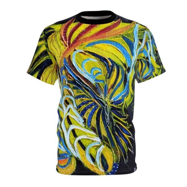 'Aquatic Abstract' All Around Print T-Shirt