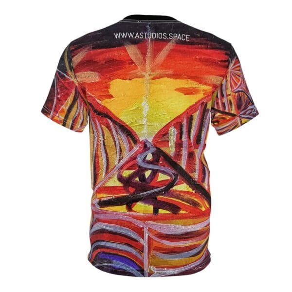 'Prismatic Jungle' All Around Print T-Shirt - Image 3