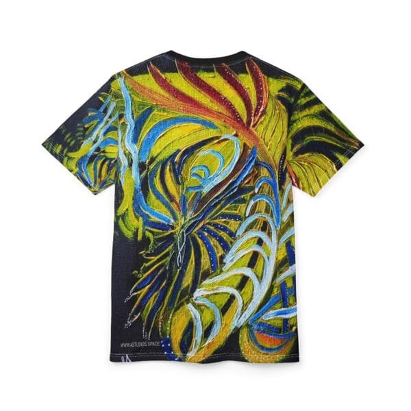 'Aquatic Abstract' All Around Print T-Shirt - Image 4