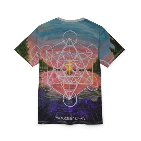 'Ascending Man' All Around Print T-Shirt - Image 4