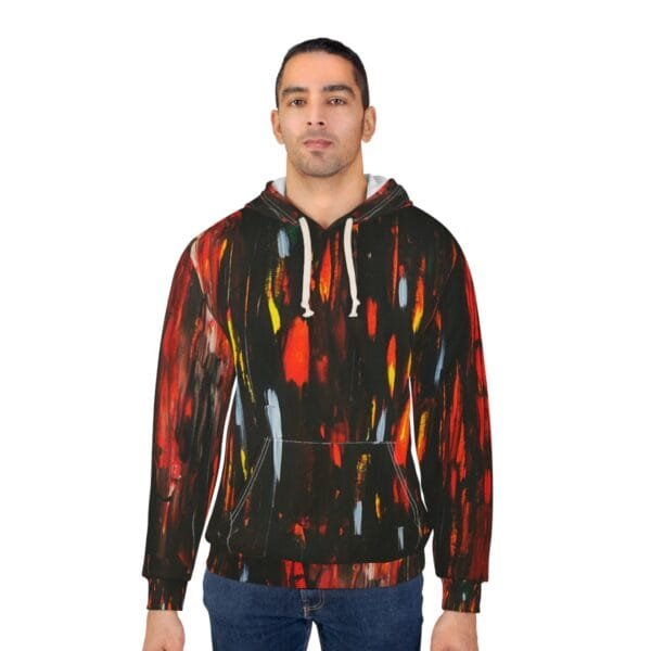 'Embers' All Around Print Hoodie - Image 4