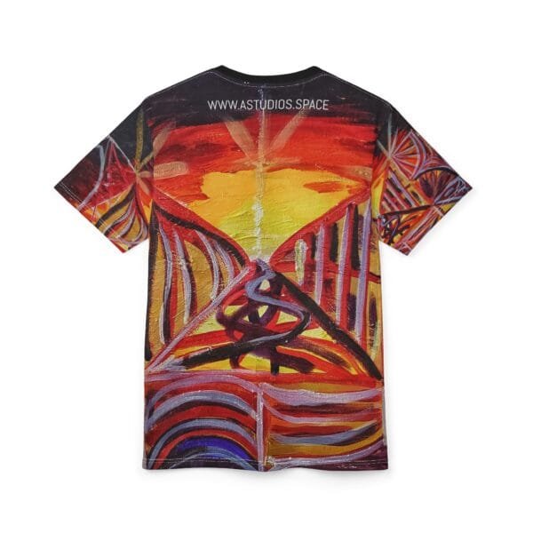 'Prismatic Jungle' All Around Print T-Shirt - Image 4