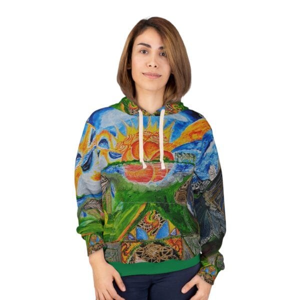 'Psychedelica Vol.1' All Around Print Hoodie - Image 3