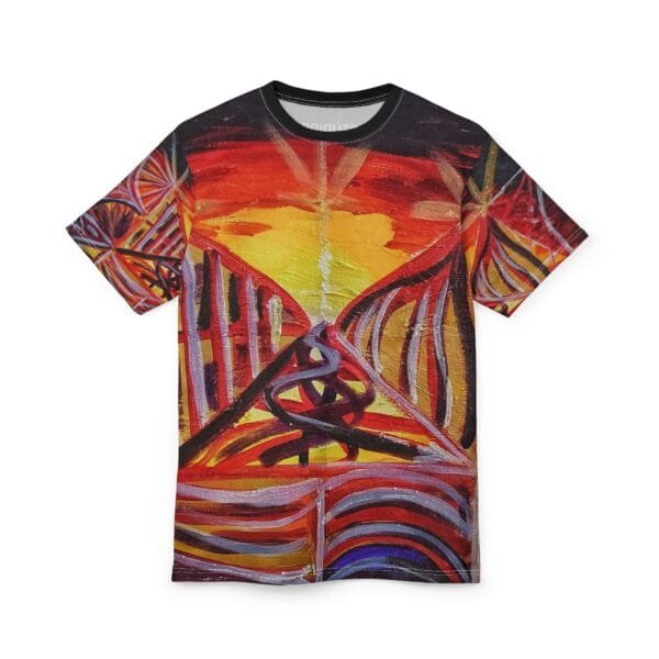 'Prismatic Jungle' All Around Print T-Shirt - Image 2