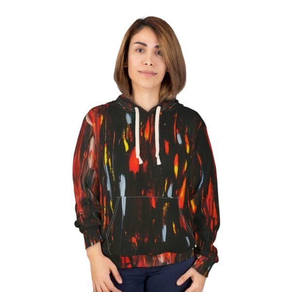 'Embers' All Around Print Hoodie - Image 3