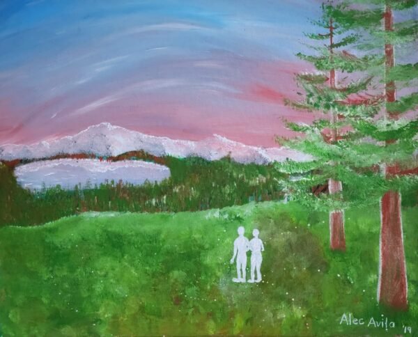 'The Hills of Sacred Communion' Original Painting